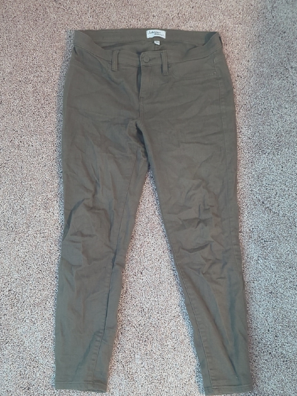 Lakeview Apparel Brown Skinny Women's Pants